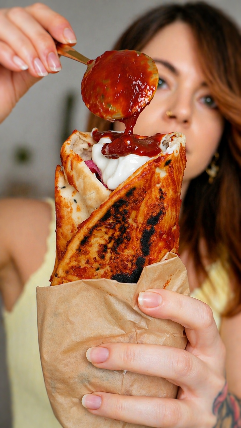 shawarma croustillant healthy